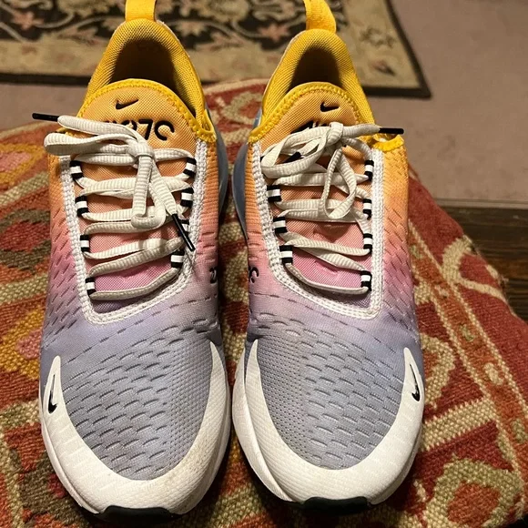 7 Mens Ladies 8.5 Nike Air Max 270 Gradient University AH8050-702 - Picture 5 of 13